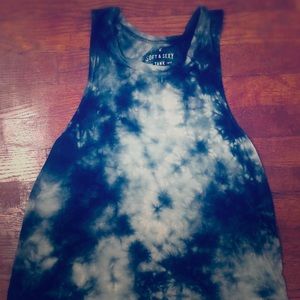 American Eagle Soft & Sexy Tie Dye Muscle Tee